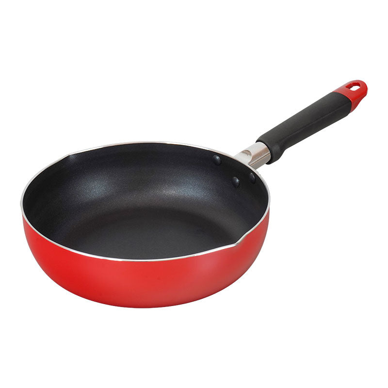 ストックバスターズ限定 IH対応 ディープパン24cm レッド