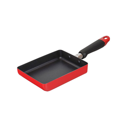 ストックバスターズ限定 IH対応 玉子焼13×18cm レッド