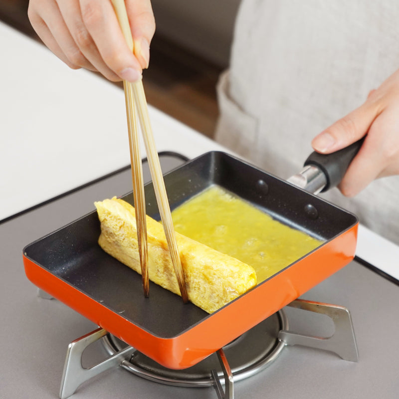 ストックバスターズ限定 ガス火専用 フライパン28cm オレンジ