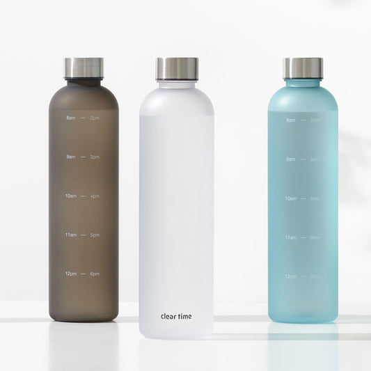 クリアボトル 目盛り付き 1L｜軽量・シンプル・持ち運びやすいウォーターボトル