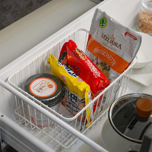 ワイヤーバスケット M ホワイト