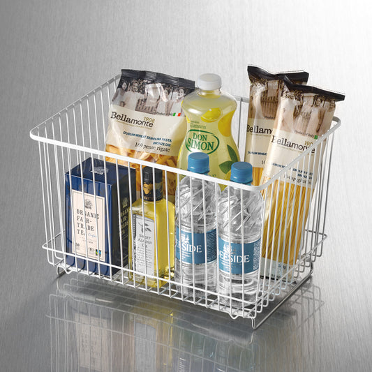 ワイヤーバスケット L ホワイト